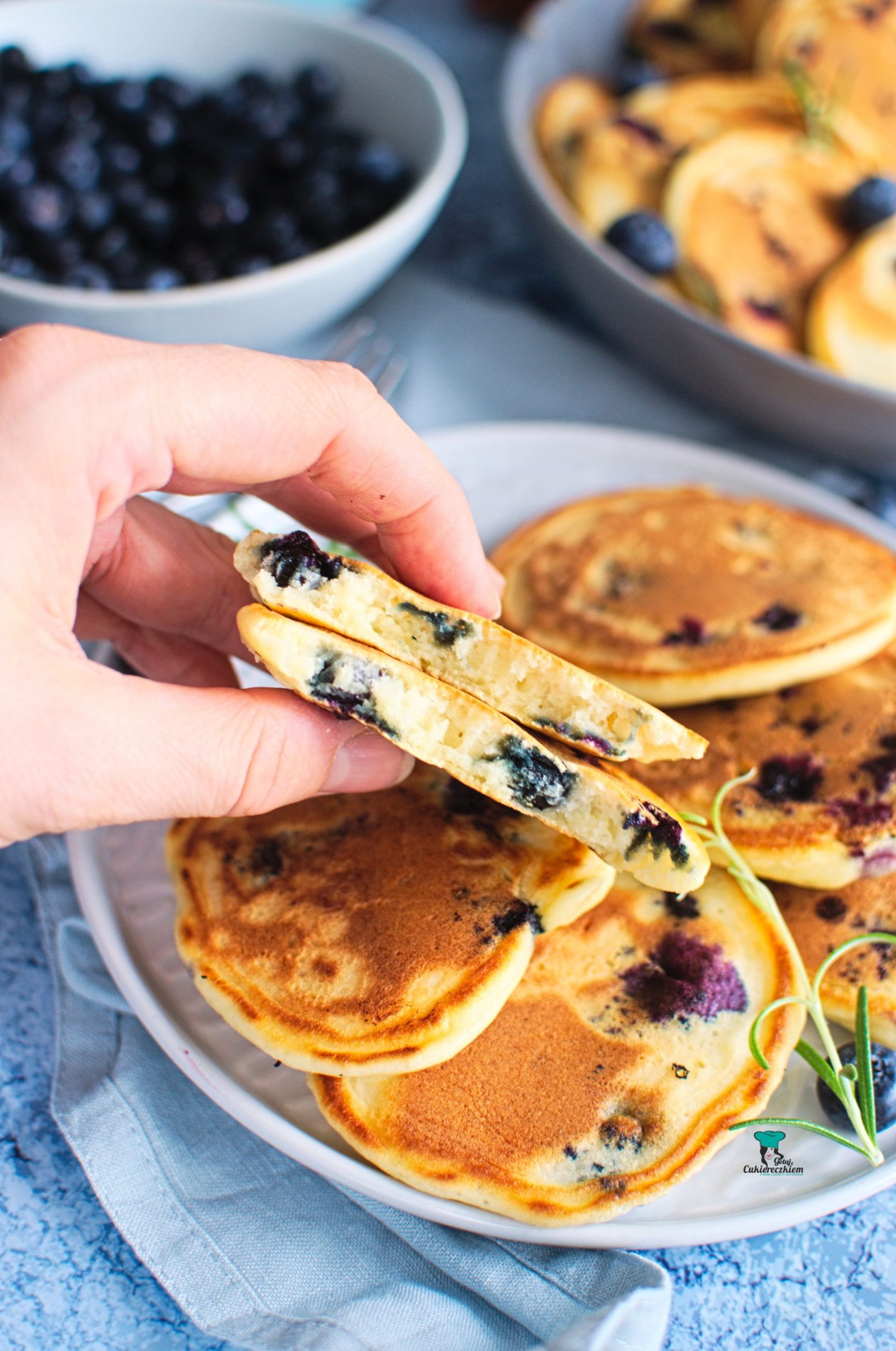 Pancakes z borówkami
