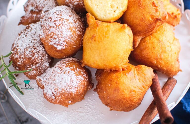 Mini pączki z ricotty (Baci di ricotta)