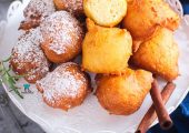 Mini pączki z ricotty (Baci di ricotta)