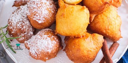 Mini pączki z ricotty (Baci di ricotta)