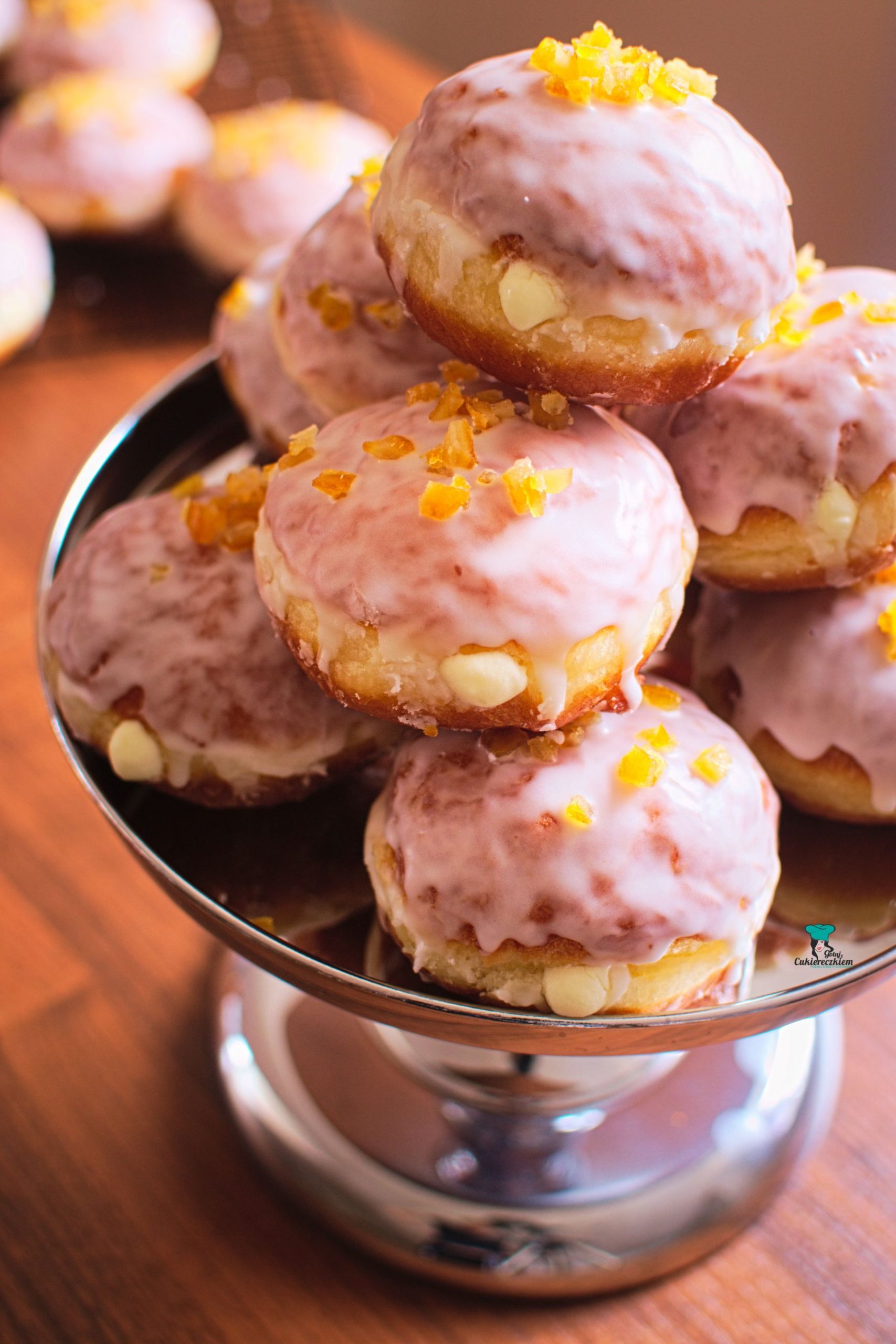 Pączki z kremem budyniowym z mascarpone