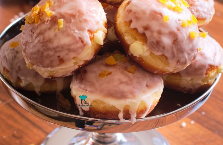 Pączki z kremem budyniowym z mascarpone