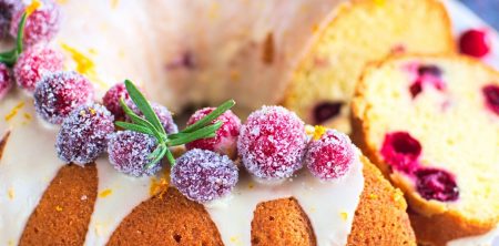 Babka pomarańczowa z żurawiną