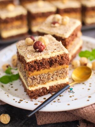 Ciasto ciemny snickers