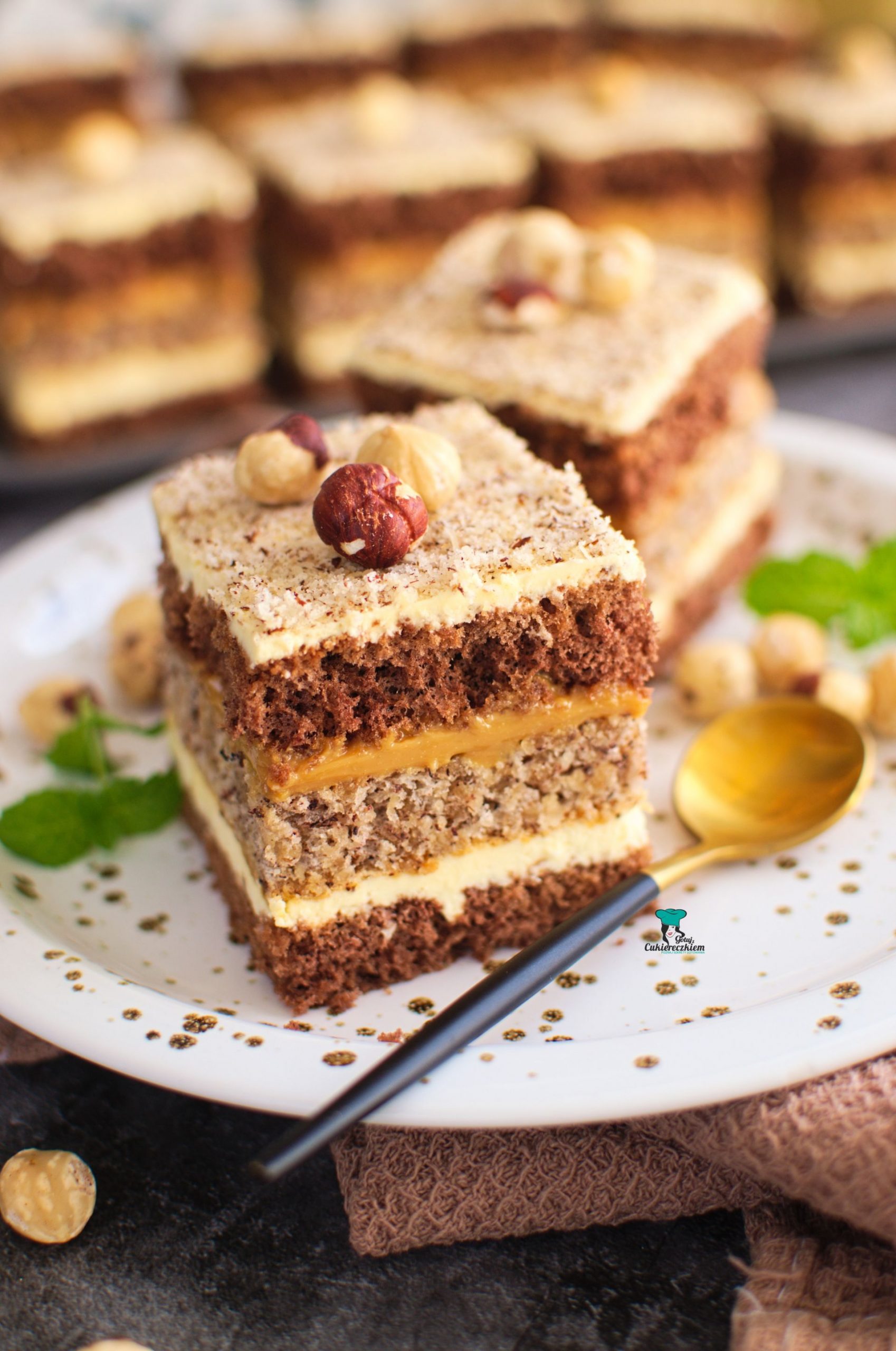 Ciasto ciemny snickers