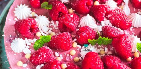 Malinowy sernik na zimno