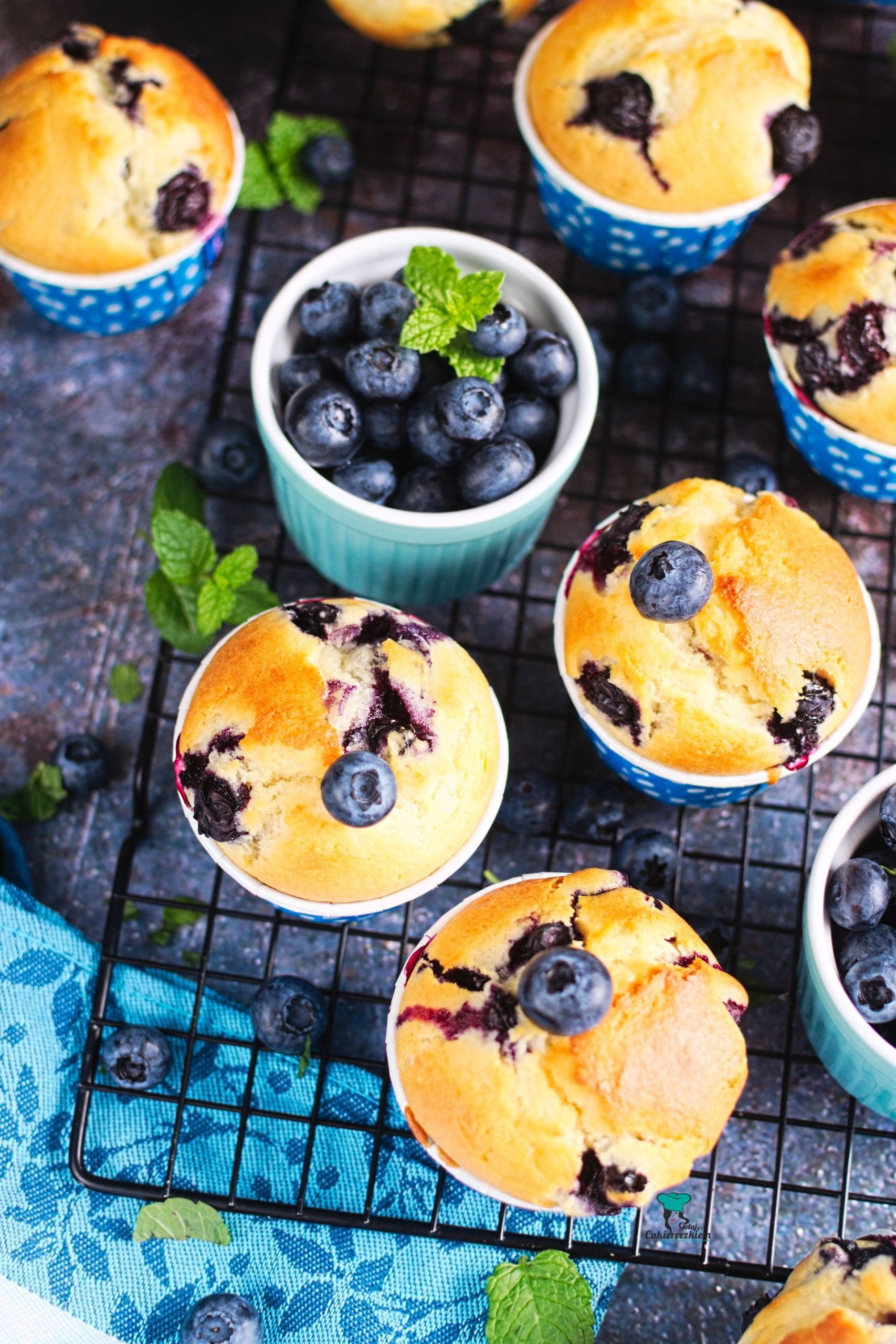 Muffinki z borówkami