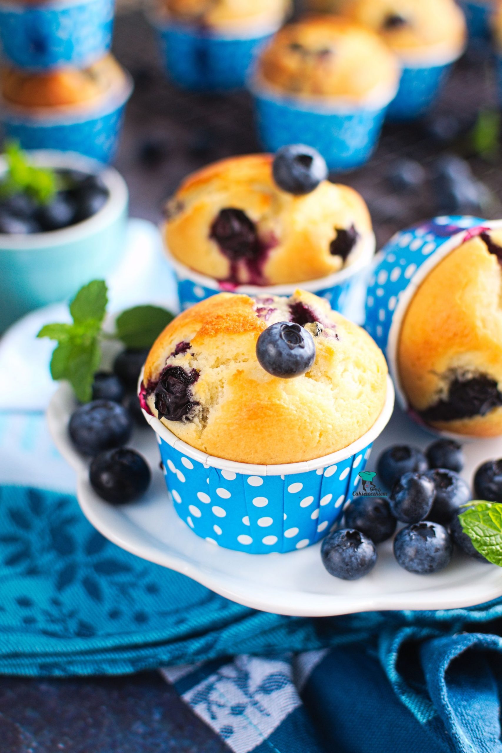 Muffinki z borówkami