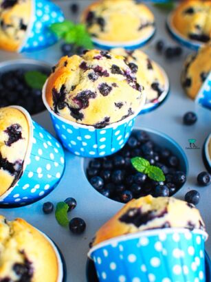 Muffinki z jagodami