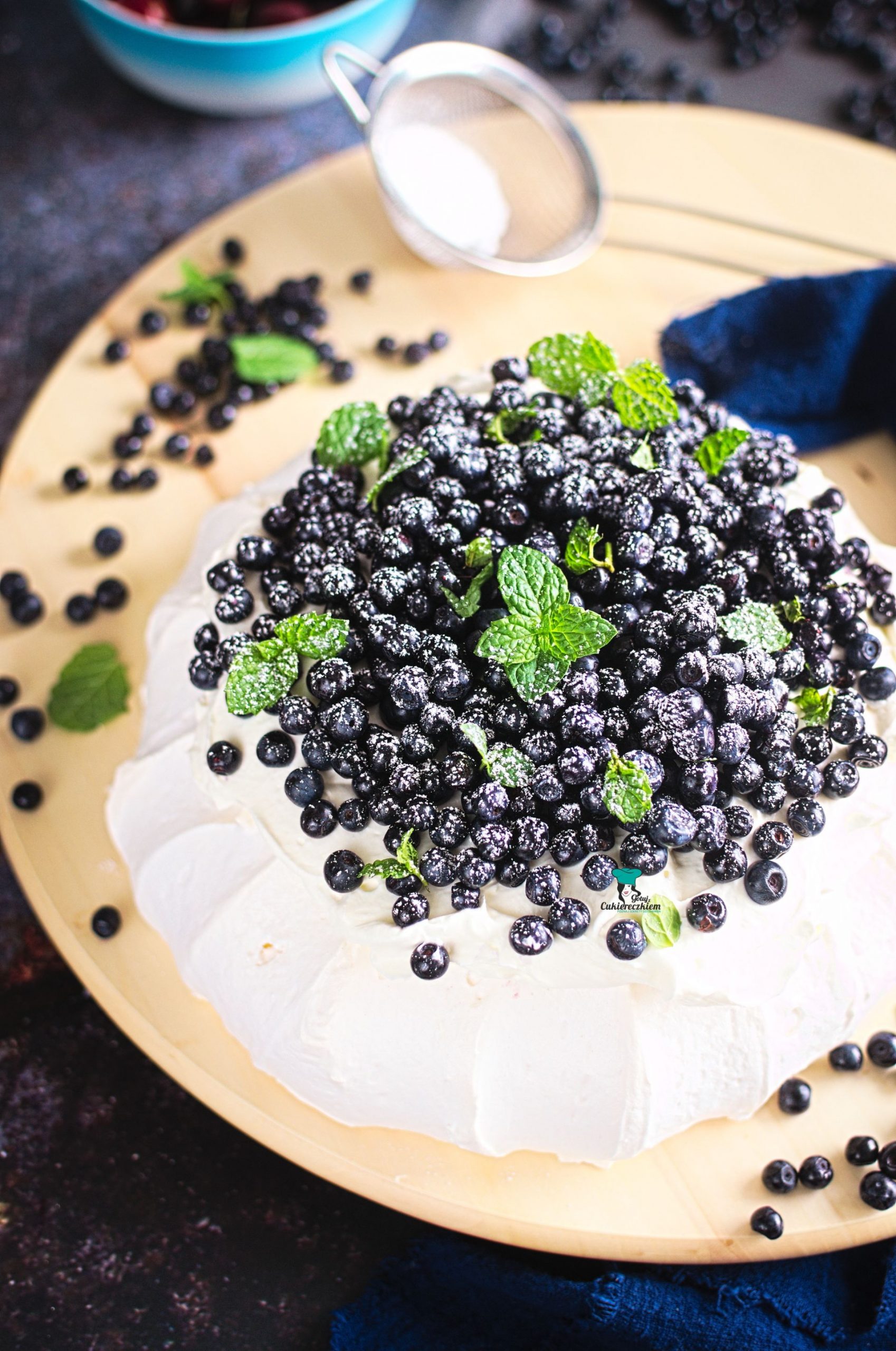 Pavlova z jagodami