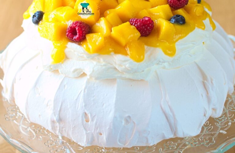 Pavlova z mango