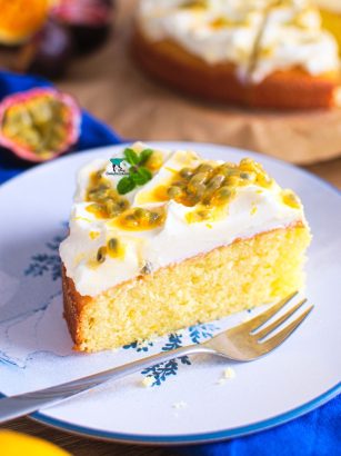 Ciasto pomarańczowe z mascarpone i marakują