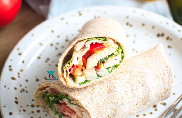 Tortilla z kurczakiem i warzywami