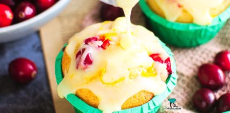 Muffinki pomarańczowa z żurawiną