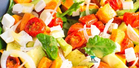 Sałatka z batatami i awokado