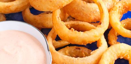 Chrupiące krążki cebulowe czyli onion rings