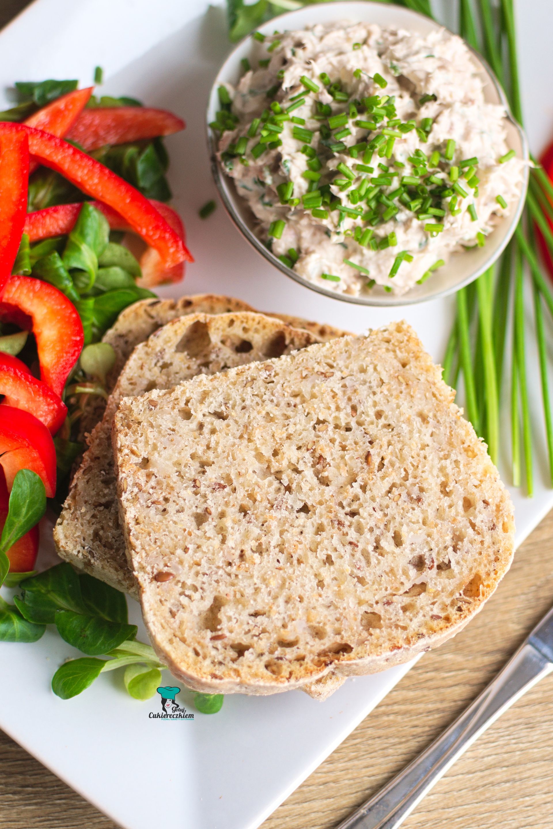 Chleb z kaszą jęczmienną