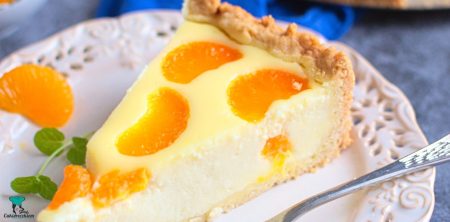 Sernik z mandarynkami