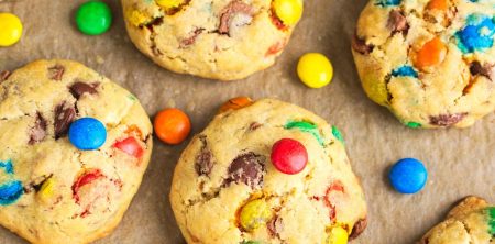 Ciastka z m&m’s i czekoladą