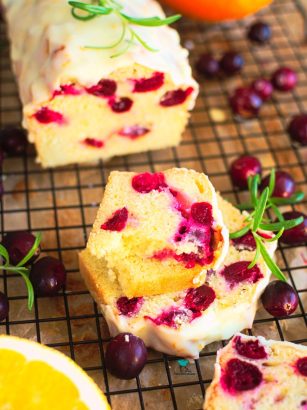 Ciasto pomarańczowe z żurawiną