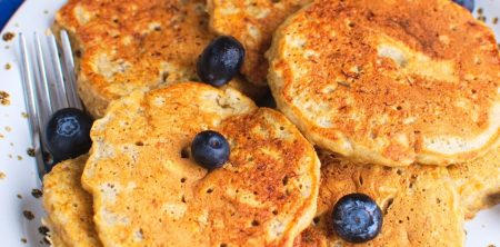 Placki owsiane z bananem