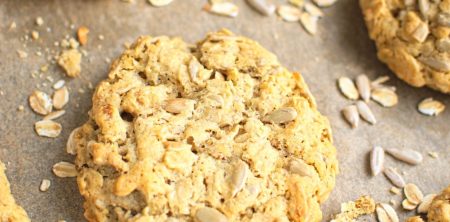 Ciasteczka owsiane ze słonecznikiem