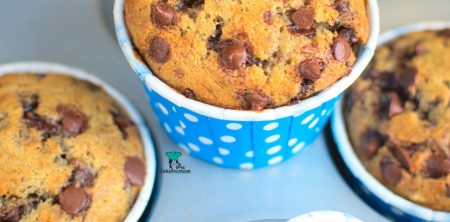 Babeczki bananowe z czekoladą