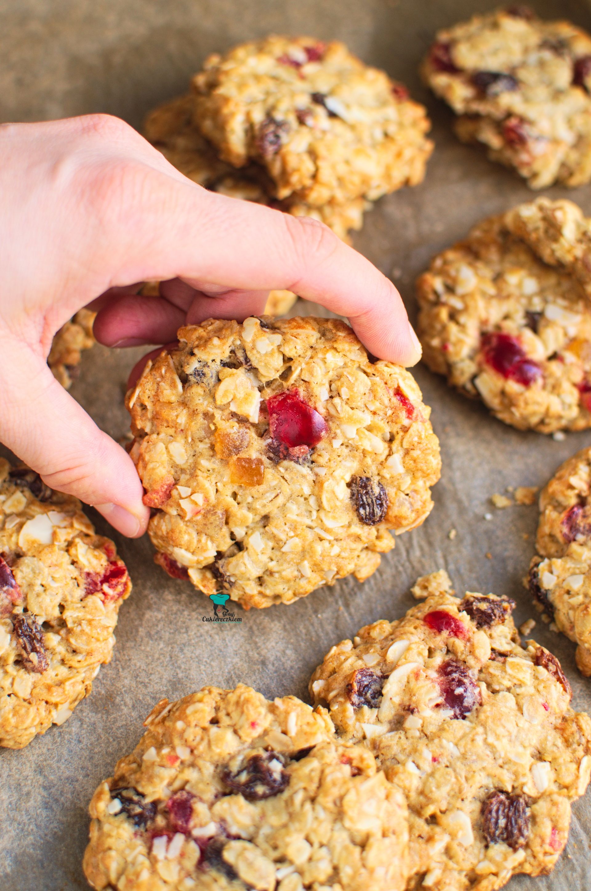 Ciastka owsiane jak florentynki