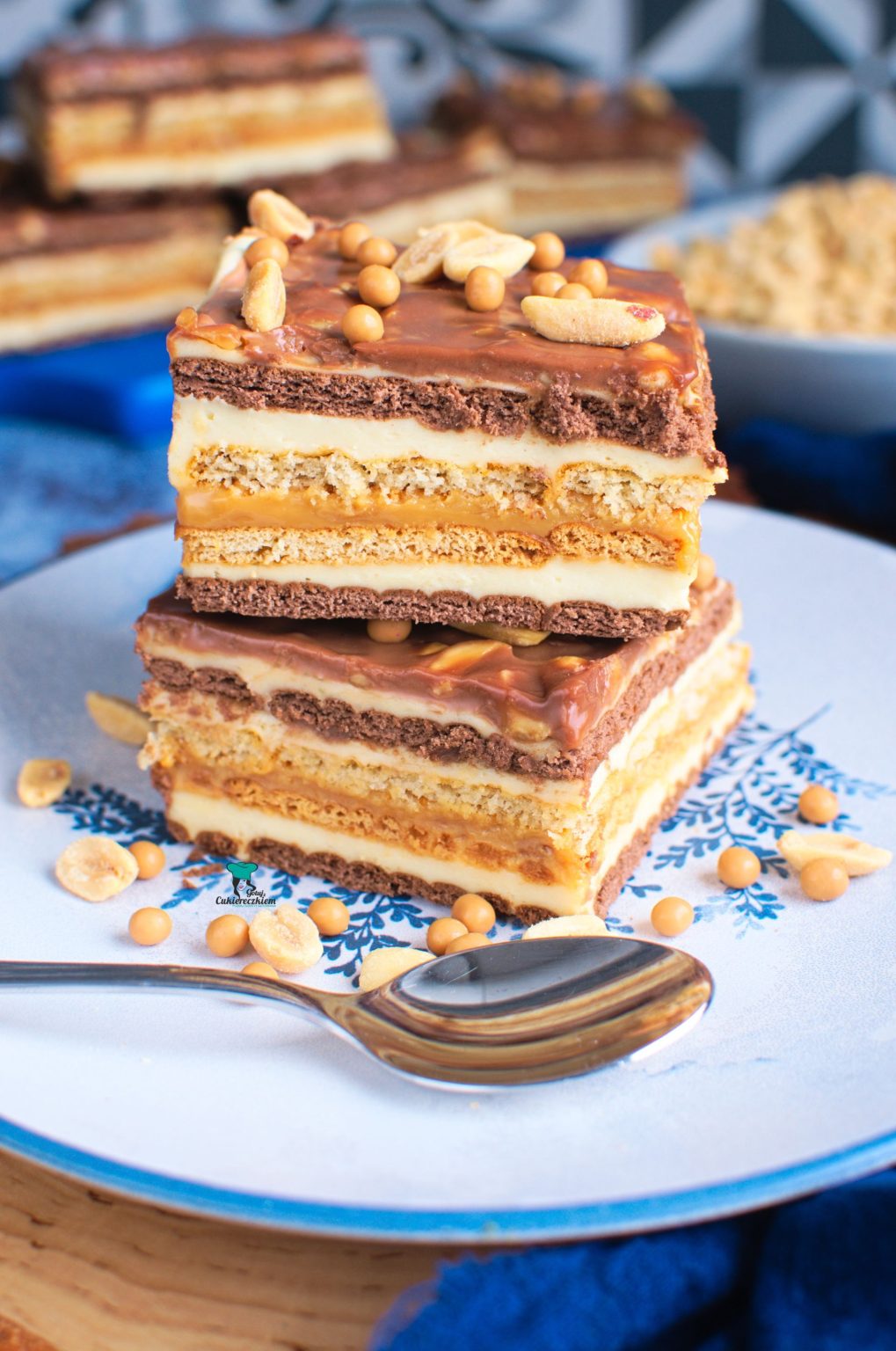 Ciasto Snickers (bez pieczenia)