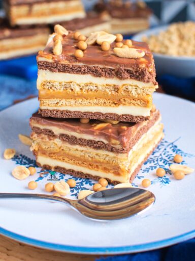 Ciasto Snickers (bez pieczenia)