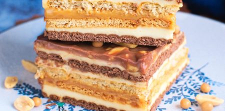 Ciasto Snickers (bez pieczenia)