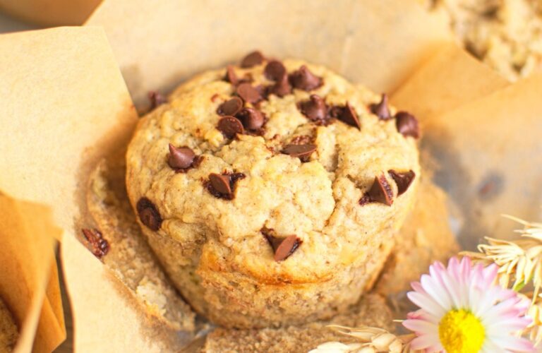 Bananowe muffinki owsiane