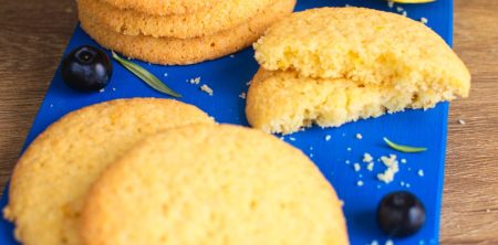 Cytrynowe ciasteczka z kaszą manną