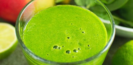 Koktajl szpinakowy z mango