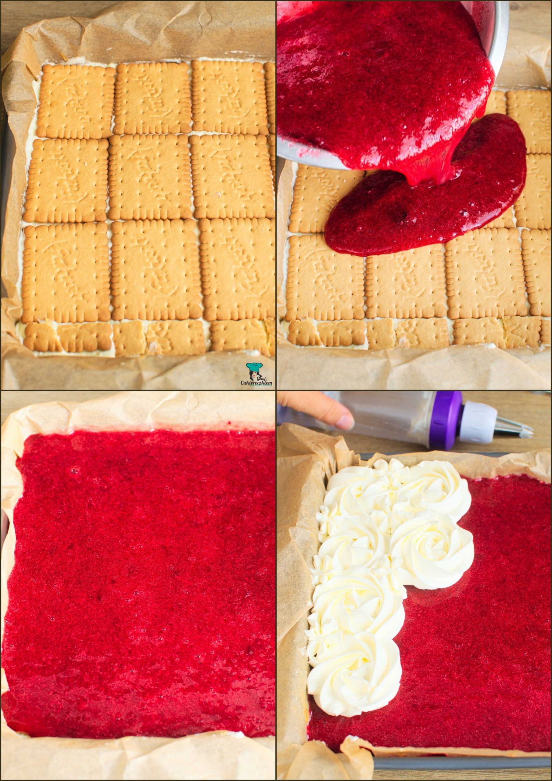 Ciasto wiśniowy 3 bit - przygotowanie