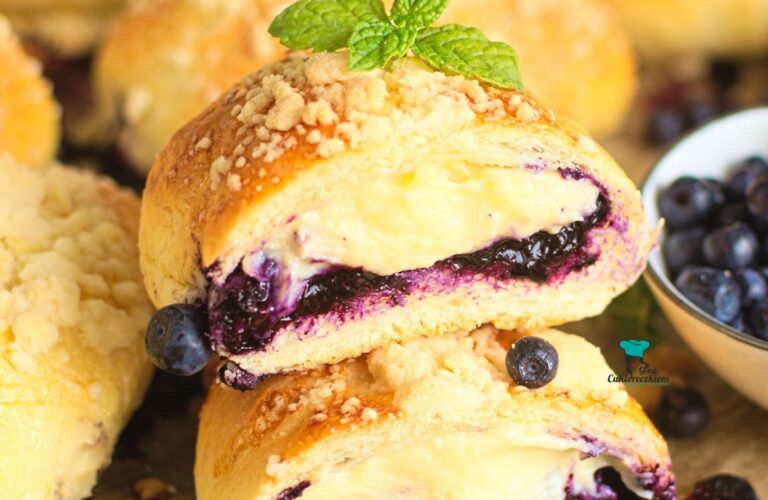 Jagodzianki z creme patissiere