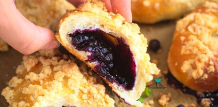 Jagodzianki z serkiem homogenizowanym