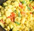 Gnocchi z kurczakiem, cukinią, papryką i camembertem