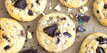 Ciastka z oreo i biała czekoladą