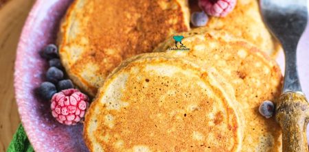 Placki bananowe pełnoziarniste