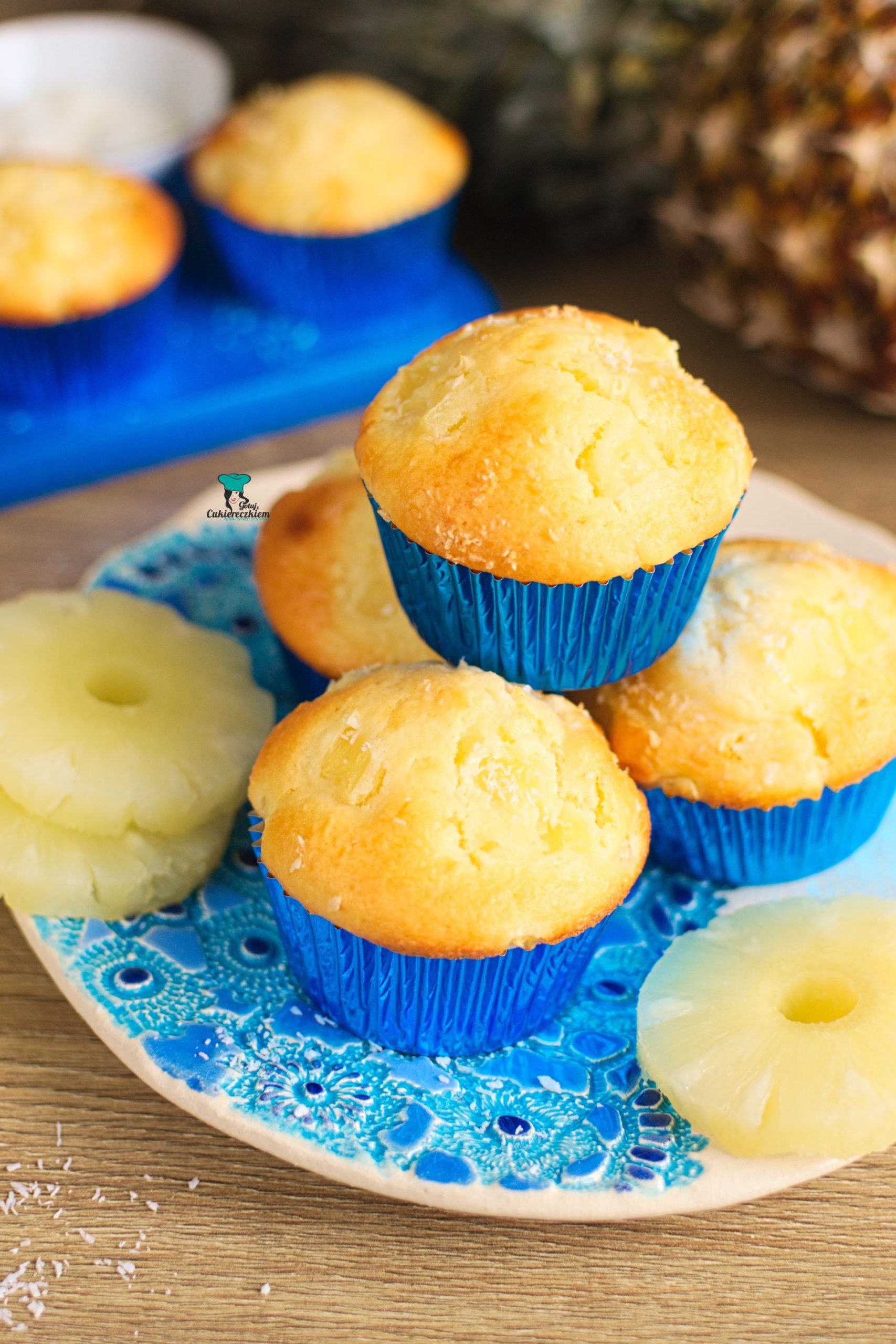 Muffiny z ananasem