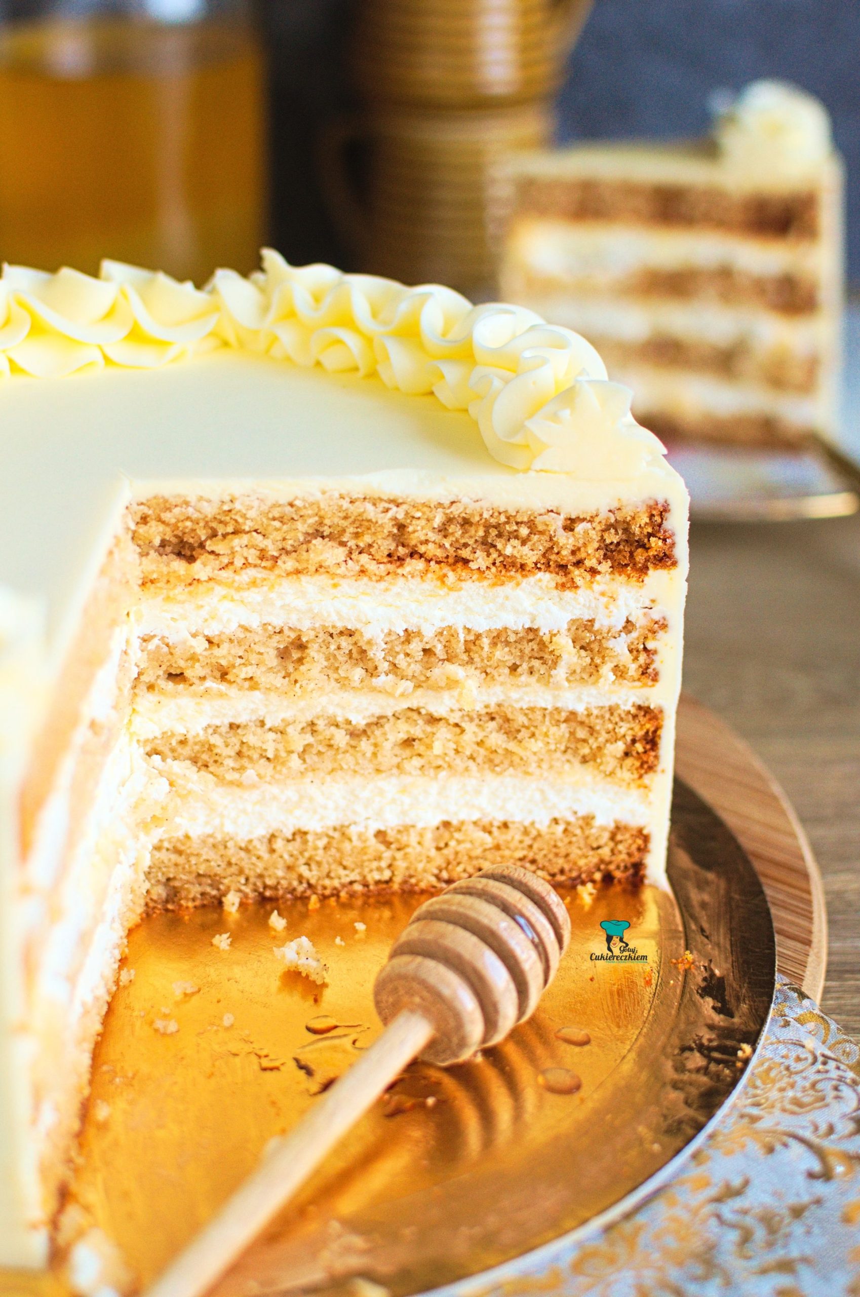 Prosty tort miodowy