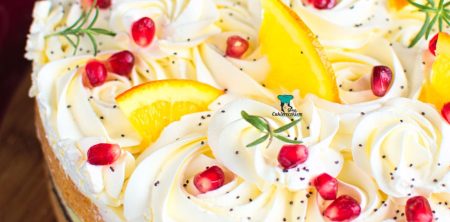 Świąteczny tort z makiem i budyniem