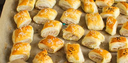 Paszteciki z ciasta francuskiego