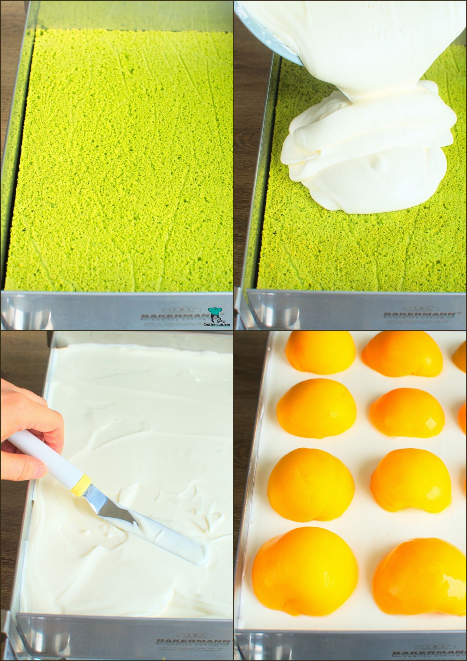 Ciasto jajko sadzone na szpinaku - przygotowanie