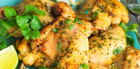 Kurczak limonkowy z kolendrą na grilla