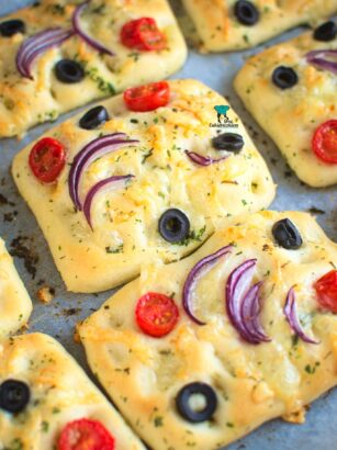Bułki focaccia