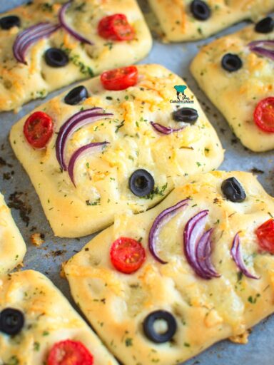 Bułki focaccia