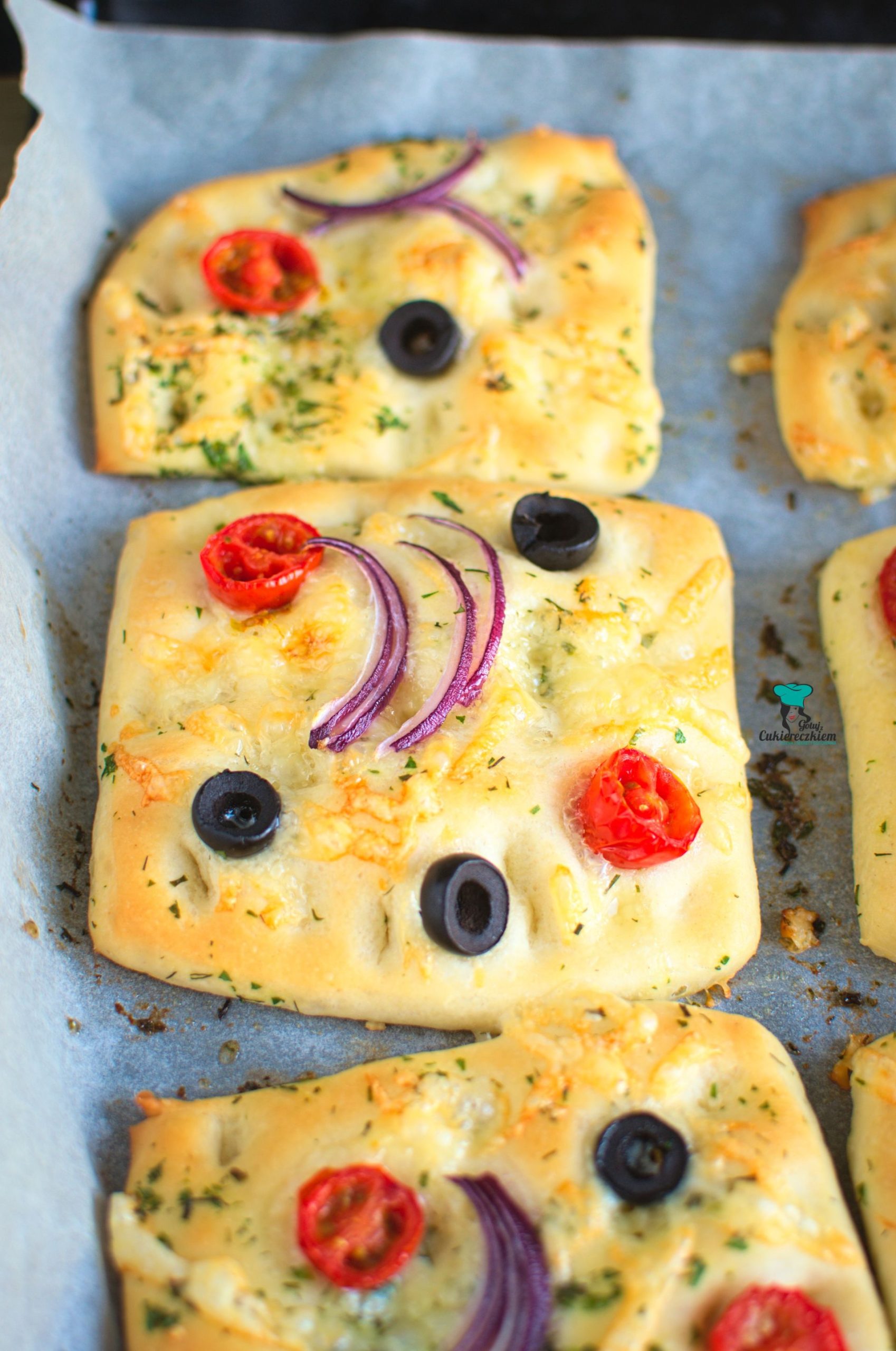 Bułki focaccia