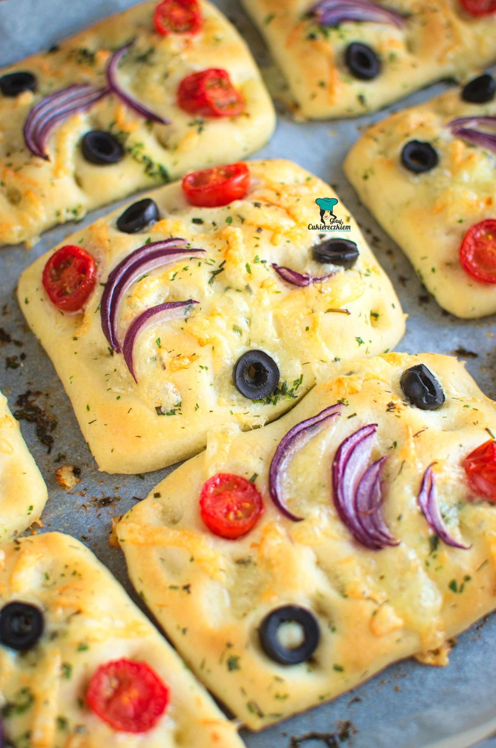 Bułki focaccia